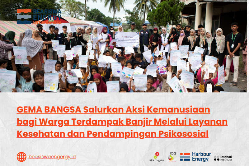 GEMA BANGSA Salurkan Aksi Kemanusiaan bagi Warga Terdampak Banjir Melalui Layanan Kesehatan dan Pendampingan Psikososial
